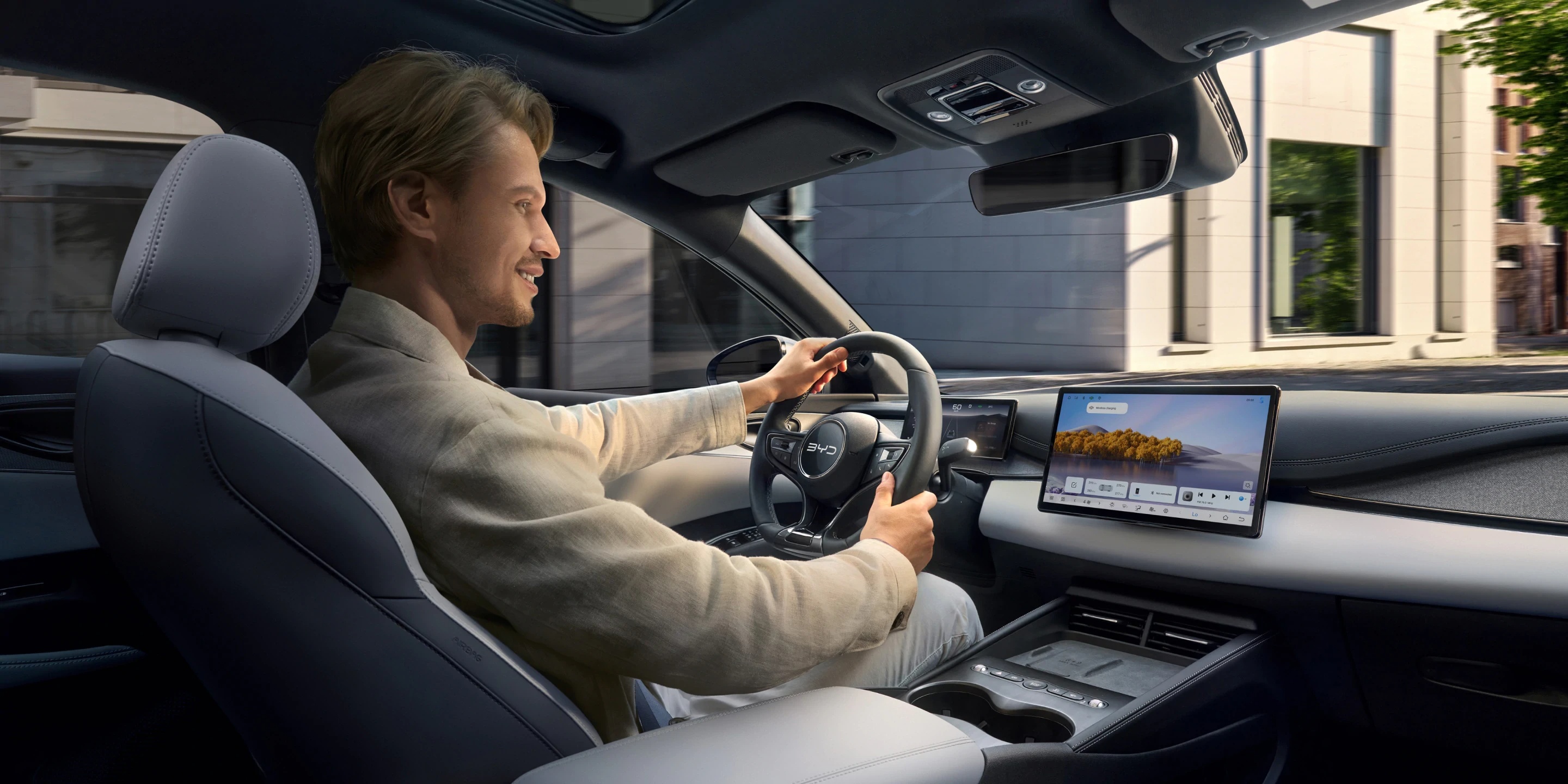 SEAL 6 DM-i hands-free control apps, maps and music