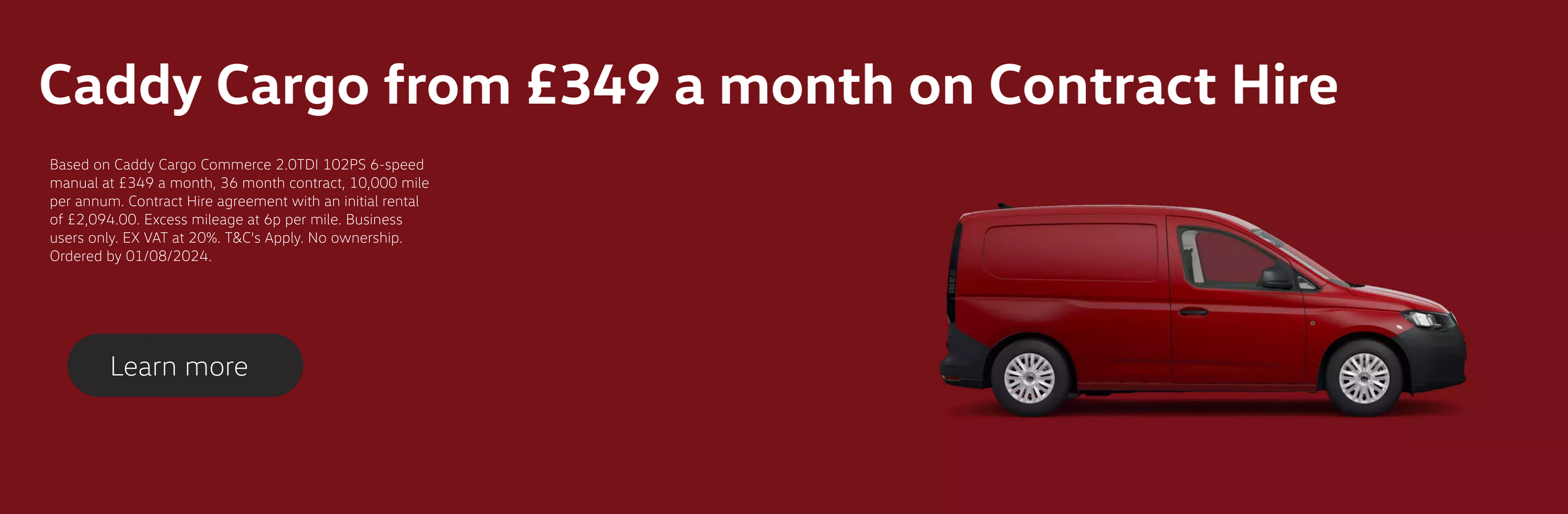 Caddy Cargo £349 Offer