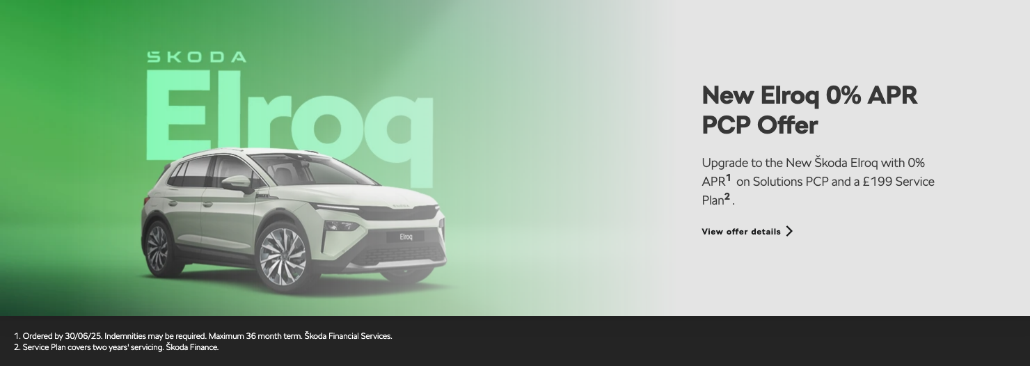 Elroq 0% APR PCP Offer