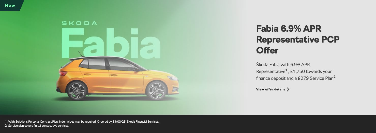 Fabia 6.9% PCP Offer