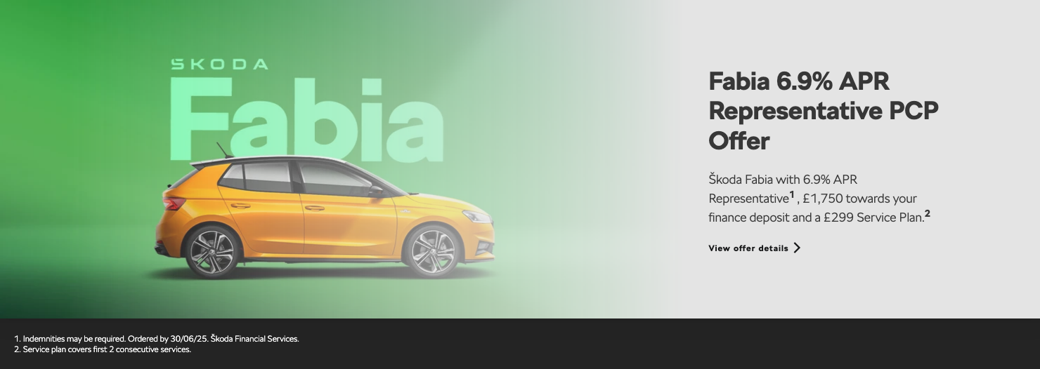 Fabia 6.9% PCP Offer