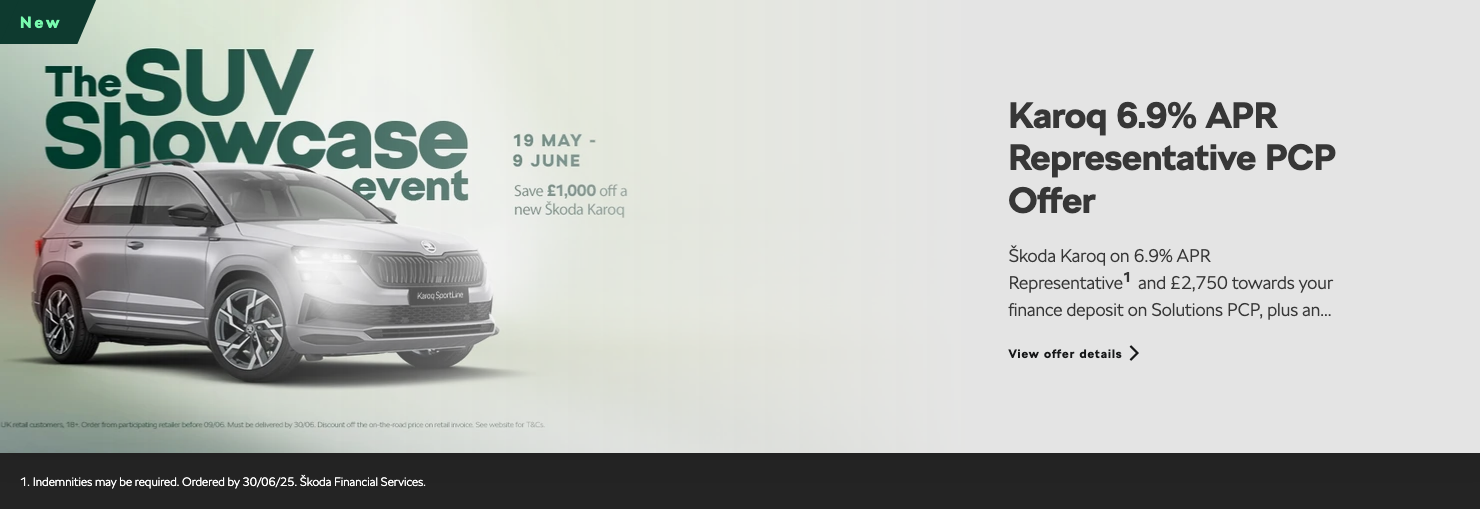 KAROQ 6.9% APR PCP Offer