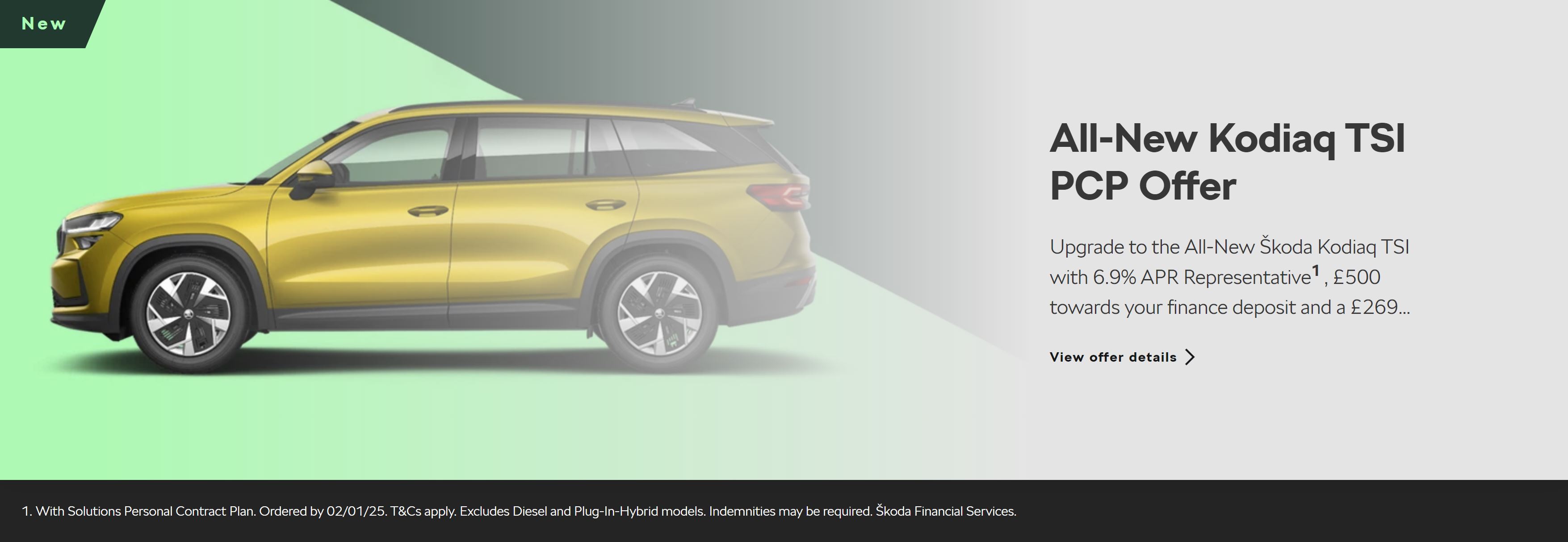 All-New KODIAQ PCP Offer