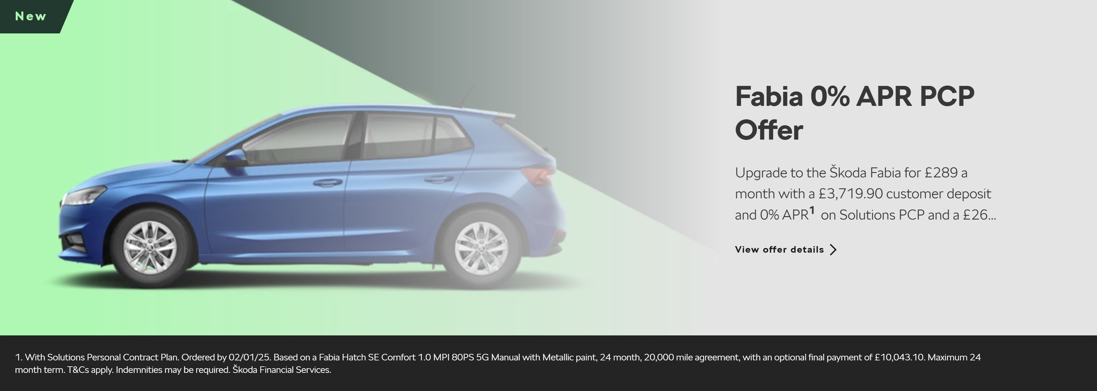 FABIA PCP Offer