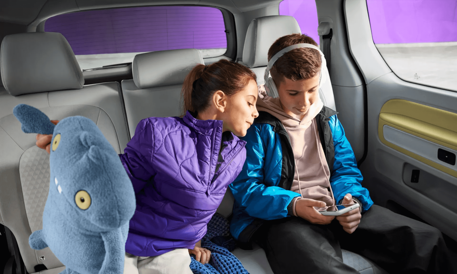 interior back seat children