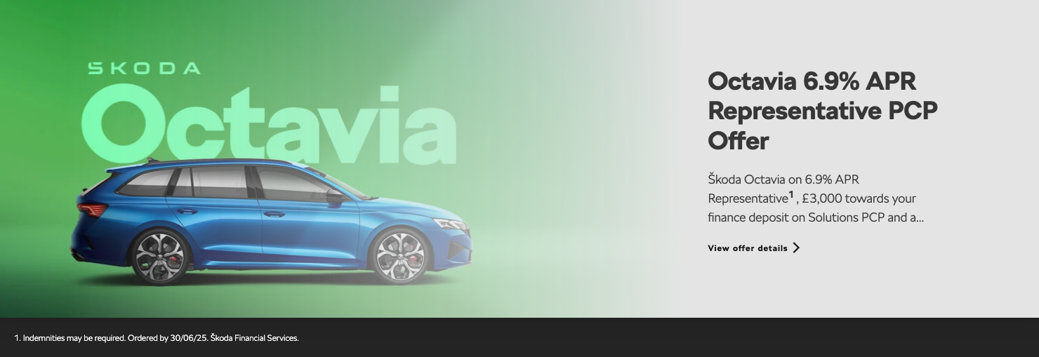 Octavia Estate 6.9% APR PCP Offer