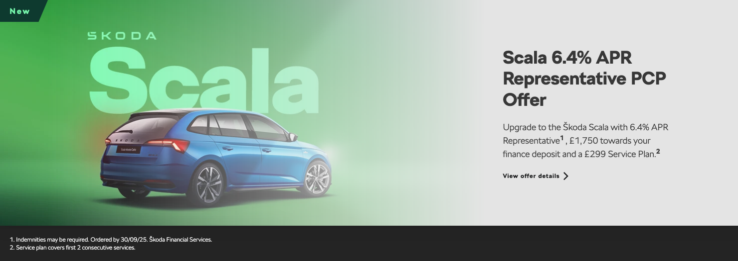 SCALA 6.4% APR Offer