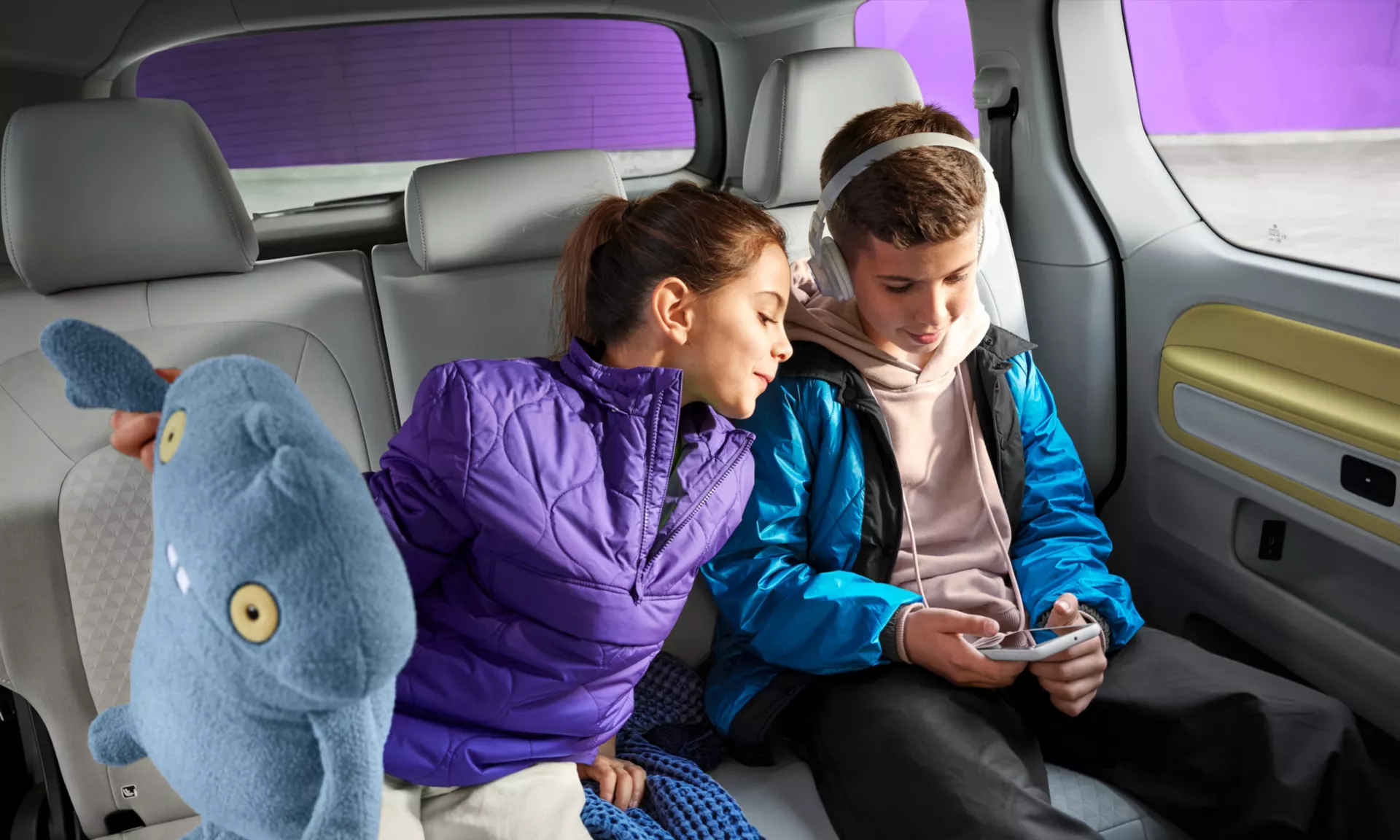 interior back seat children