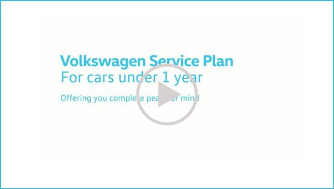 Volkswagen Service Plan for cars under 1 year - Offering you complete peace of mind