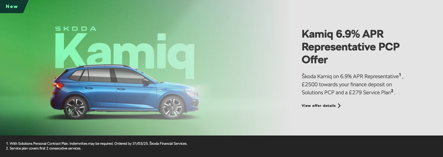 Kamiq 6.9% APR Representative APR Offer