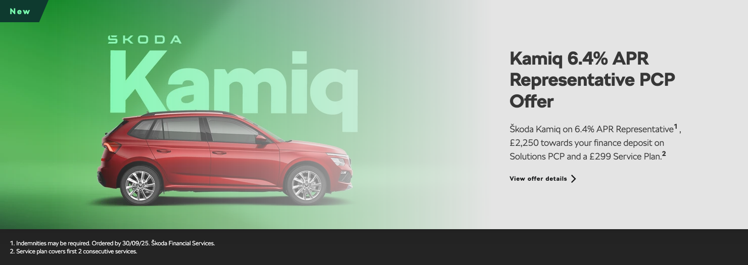 Kamiq 6.4% APR Representative APR Offer