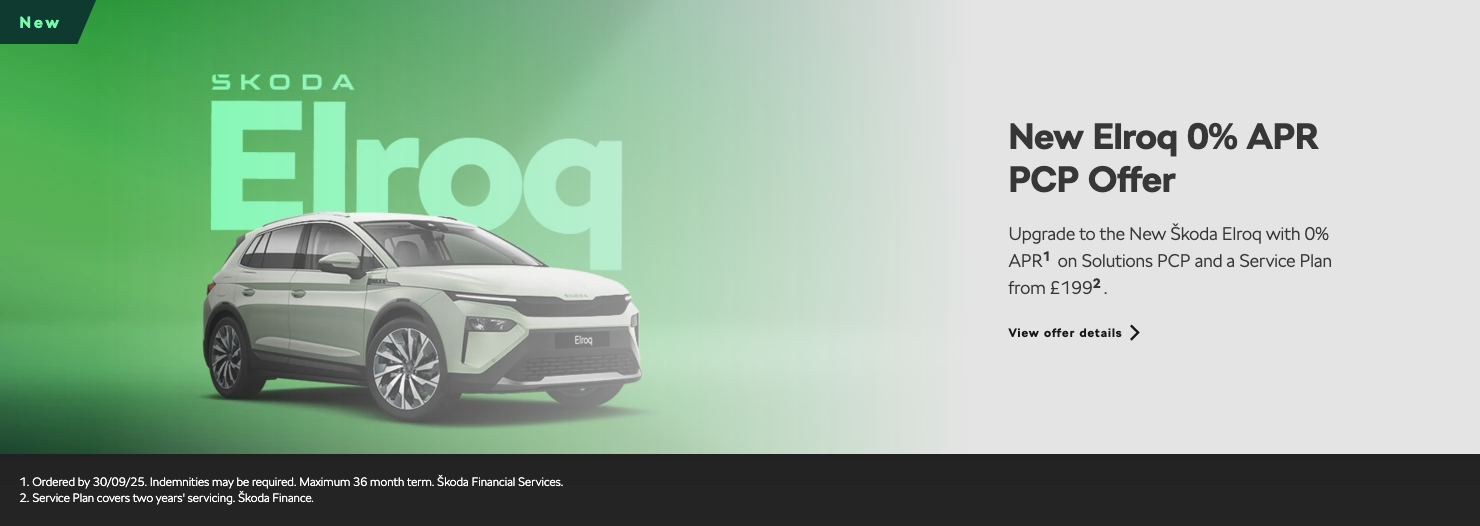 New Elroq 0% APR PCP Offer
