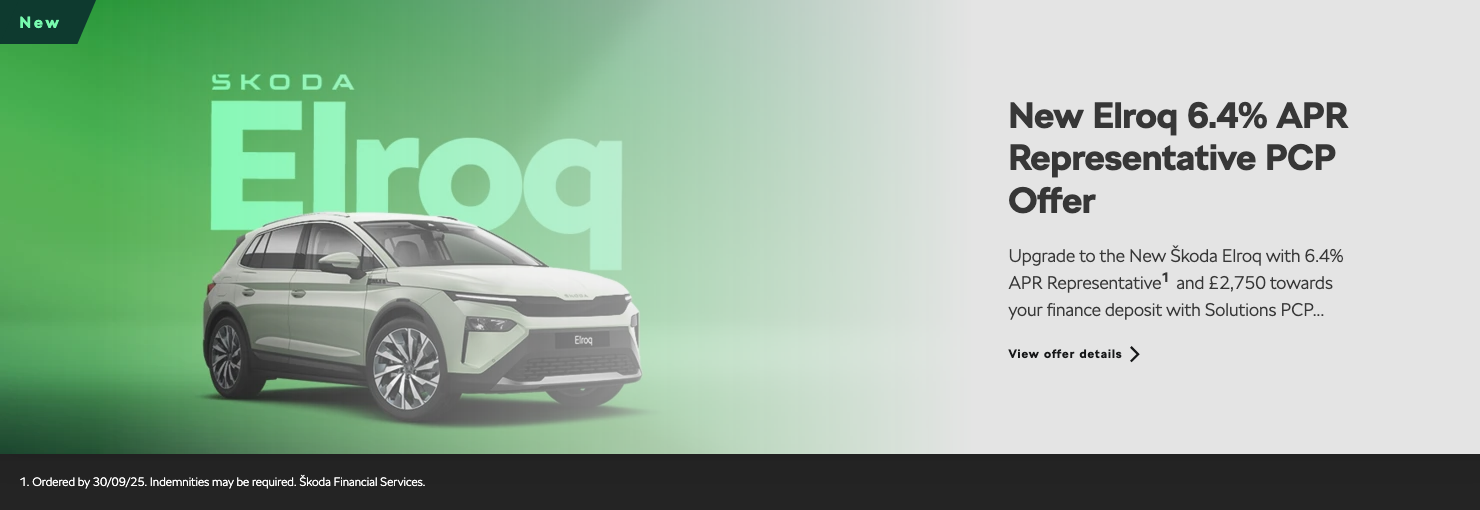 New Elroq 6.4% APR PCP Offer