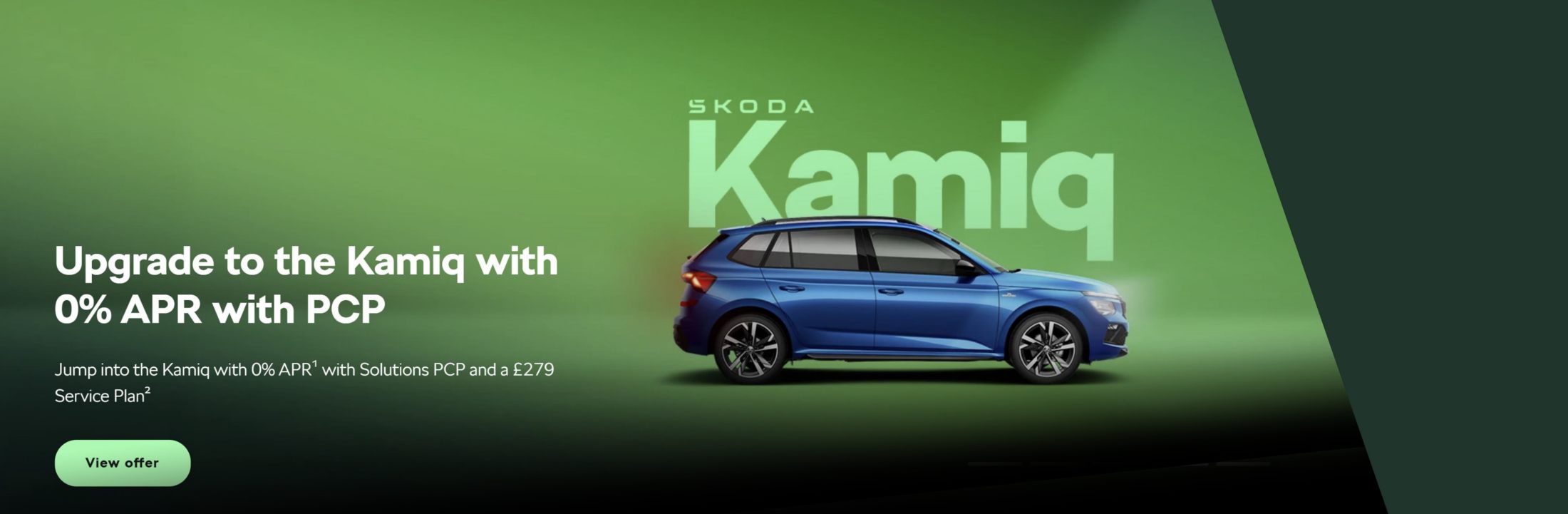 ŠKODA KAMIQ Offer banner