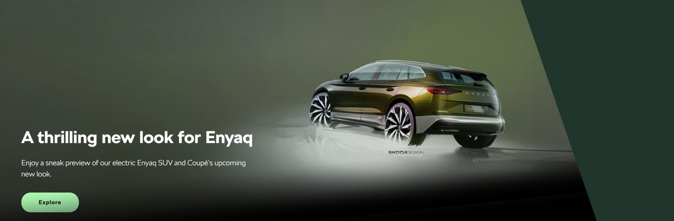 Škoda new Enyaq Teaser - banner