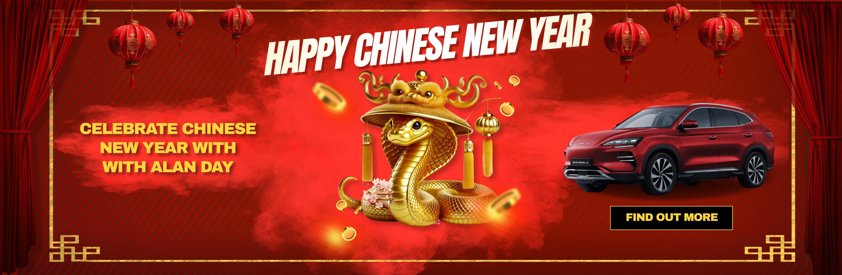 Chinese New Year Snake - banner