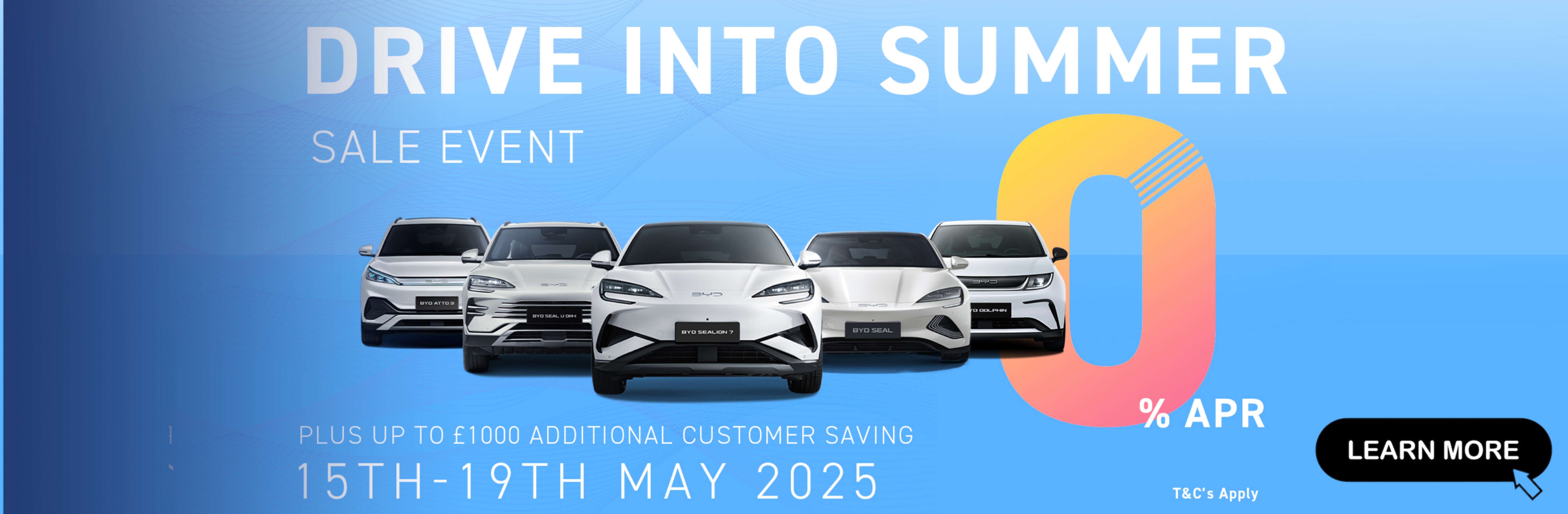 Drive into Summer Event - Banner 1