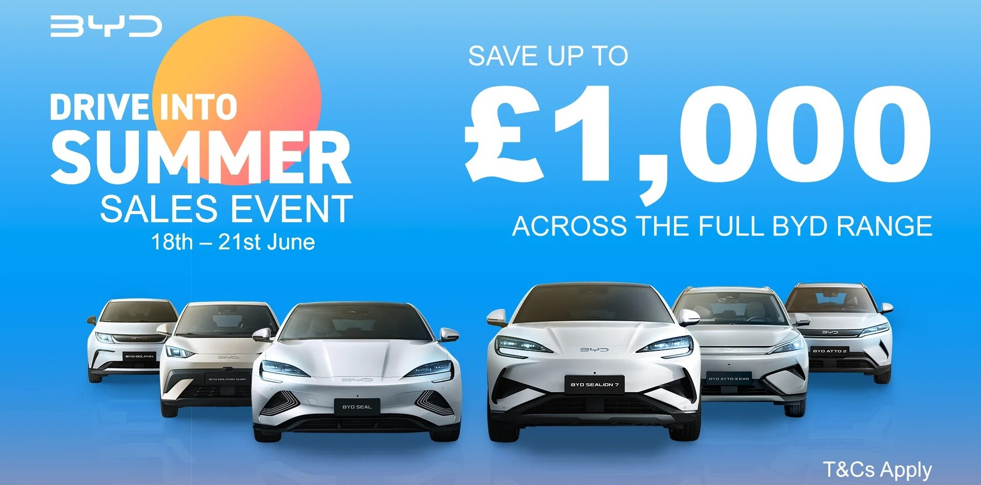 BYD Drive Into Summer Sales Event