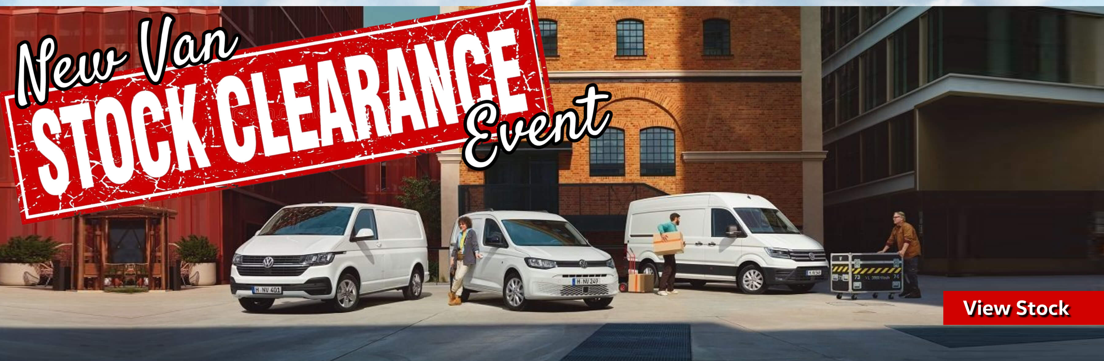 New Van Stock Clearance Event