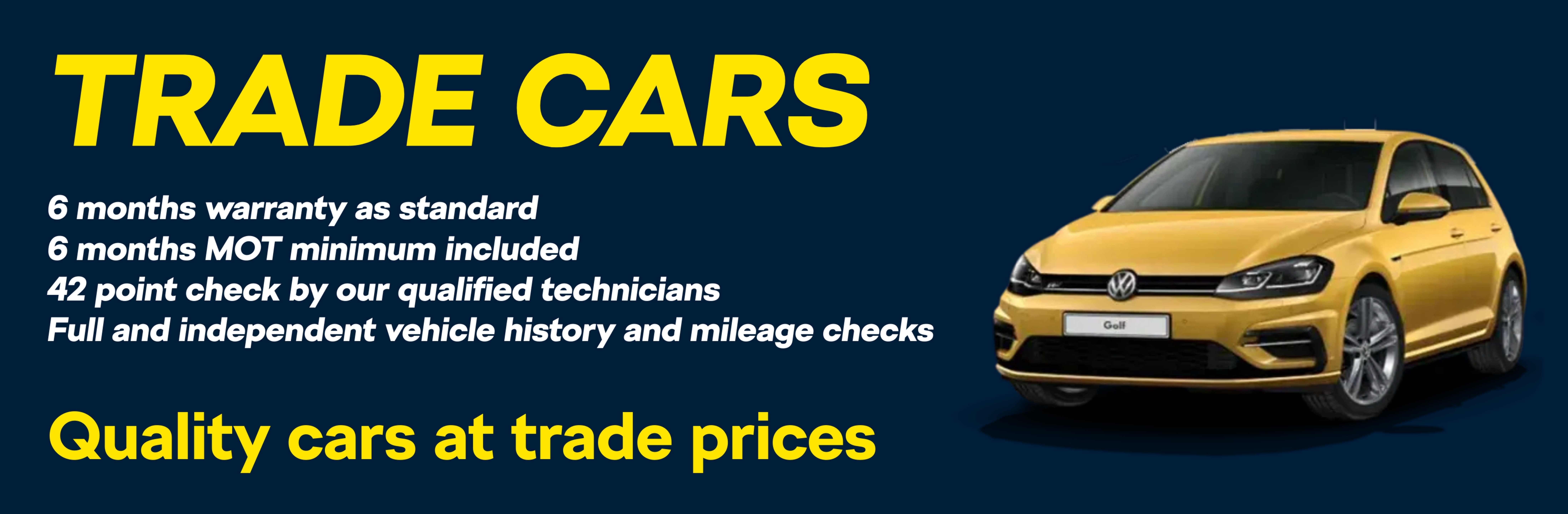 Trade Select - Used Cars Banner